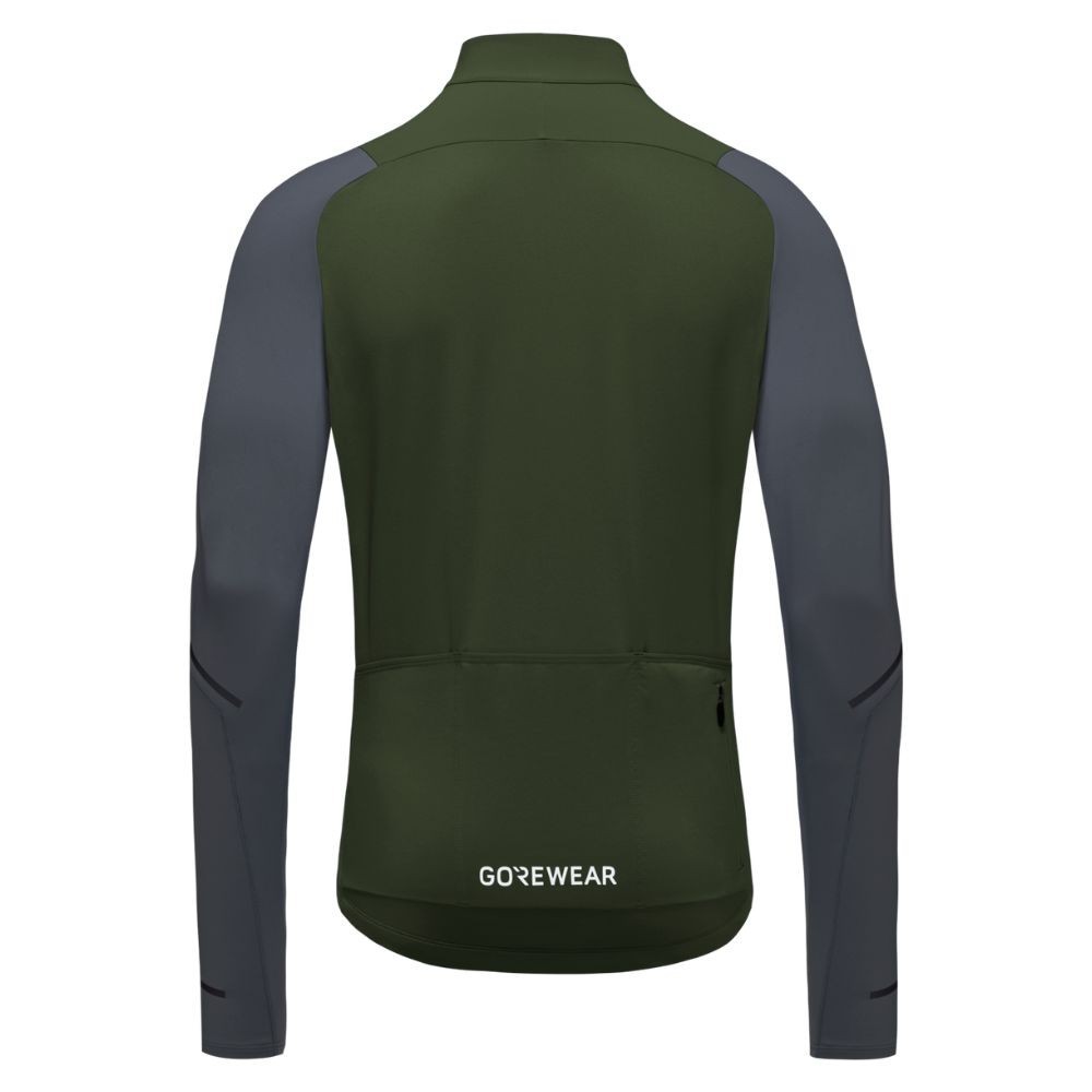 Maillot Hombre Manga Larga Gore SPINSHIFT Thermo Utility Green/Lab Graphite