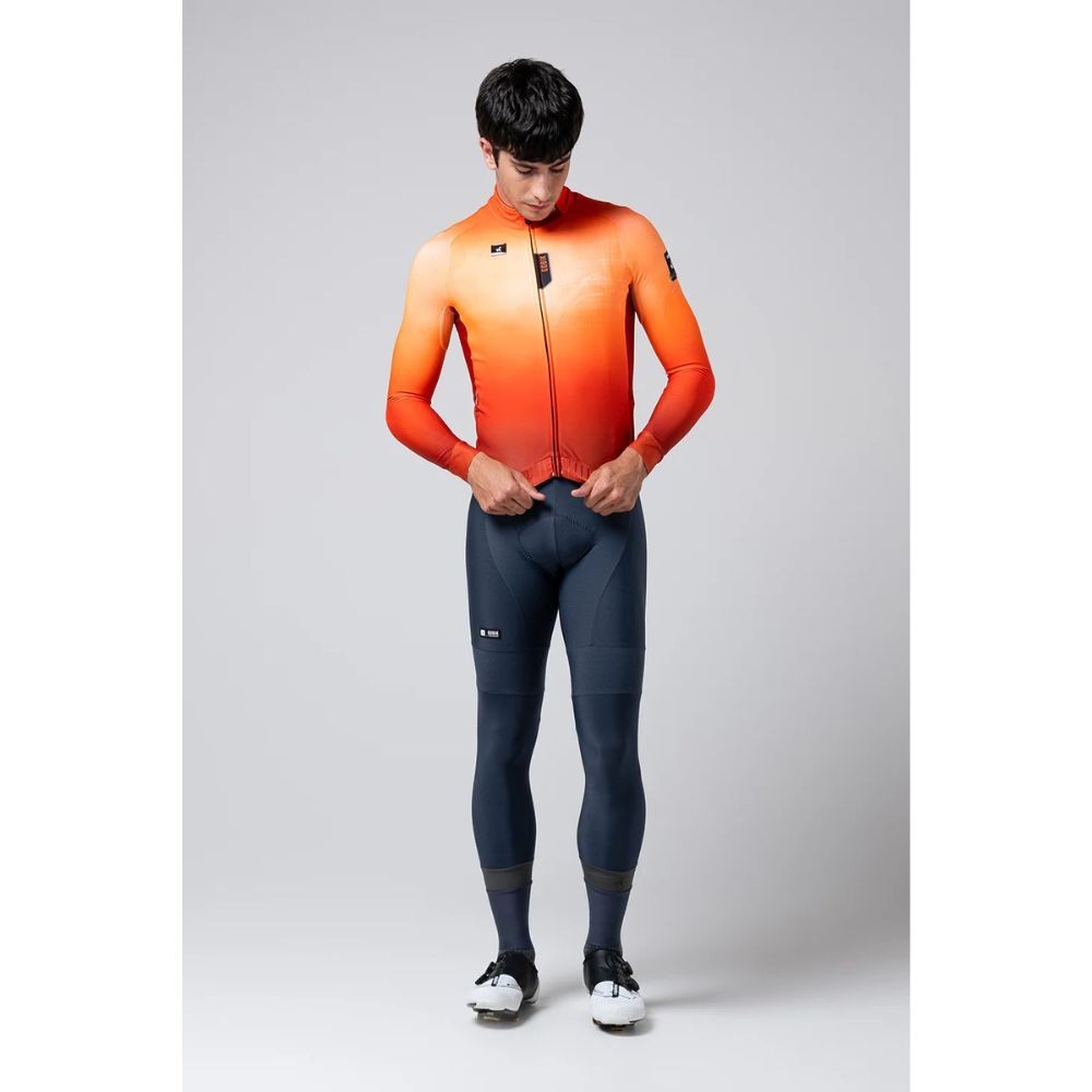 Maillot Hombre Manga Larga Gobik Hyder Tangelo|Ropa ciclismo