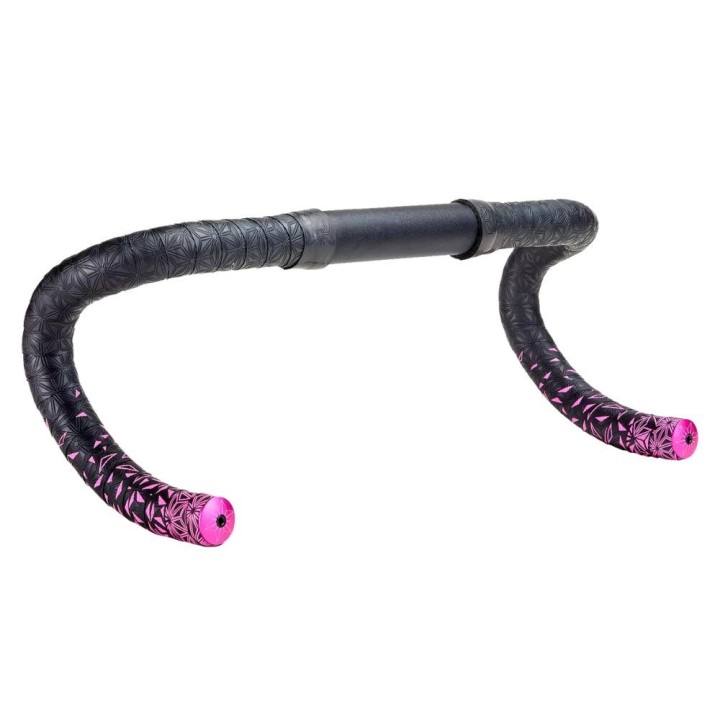 Ruban de guidon Supacaz Super Sticky Kush Noir/Rose fluo
