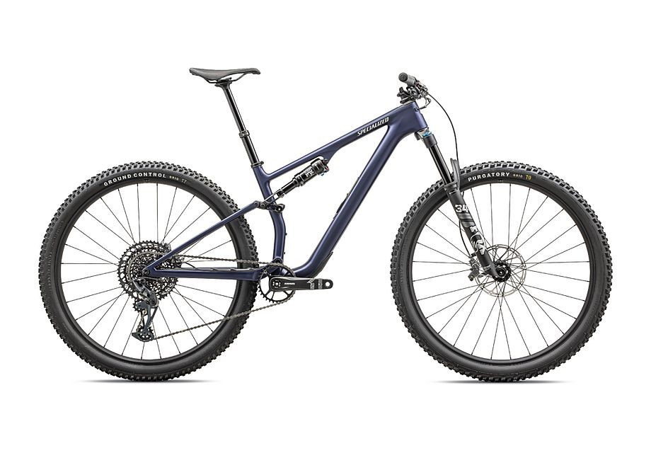 Vélo Specialized Epic 8 EVO Comp Satin Blue Onyx/Dune White 2024