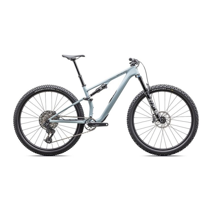 Vélo Specialized Epic 8 EVO Comp Gloss Sea Foam / Cast Blue Metallic 2025