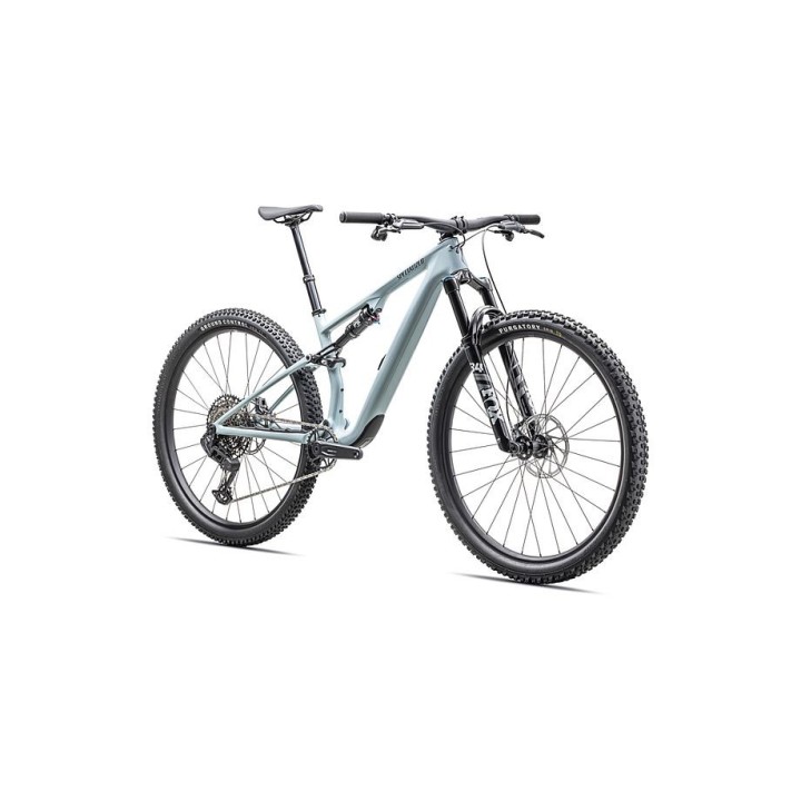 Vélo Specialized Epic 8 EVO Comp Gloss Sea Foam / Cast Blue Metallic 2025