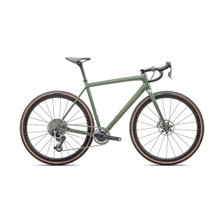 Vélo Specialized S-Works Crux Gloss Cypress Metallic / Viavi Gold To Silver Pearl 2025