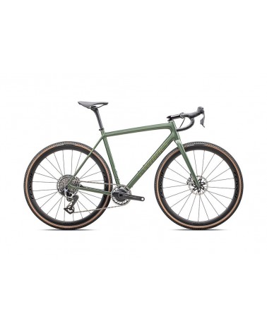 Bicicleta Specialized S-Works Crux Gloss Cypress Metallic / Viavi Gold To Silver Pearl 2025