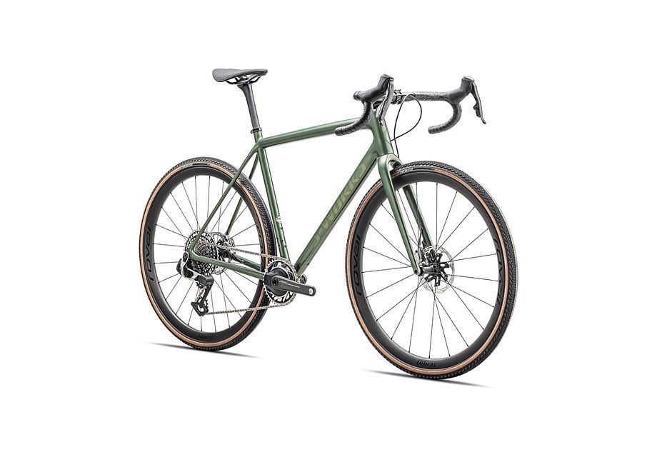 Bicicleta Specialized S-Works Crux Gloss Cypress Metallic / Viavi Gold To Silver Pearl 2025