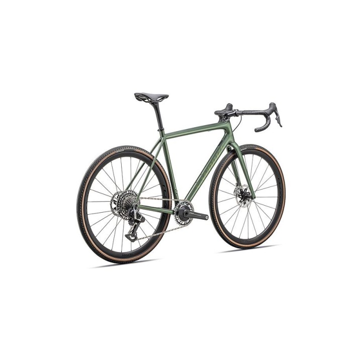 Vélo Specialized S-Works Crux Gloss Cypress Metallic / Viavi Gold To Silver Pearl 2025