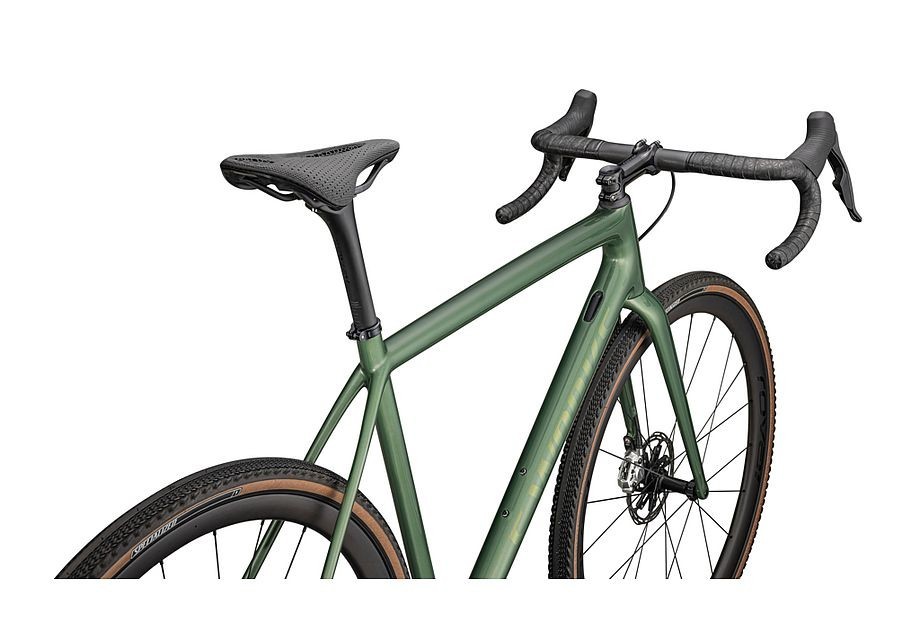 Vélo Specialized S-Works Crux Gloss Cypress Metallic / Viavi Gold To Silver Pearl 2025
