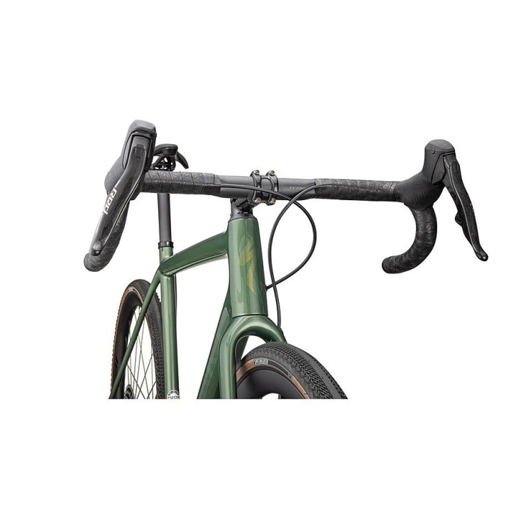 Bicicleta Specialized S-Works Crux Gloss Cypress Metallic / Viavi Gold To Silver Pearl 2025