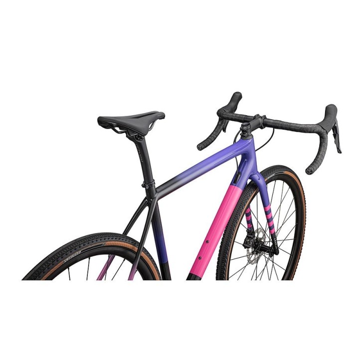 Vélo Specialized Crux Comp Gloss Carbon / Purple Haze / Rebel Pink / Birch 2025