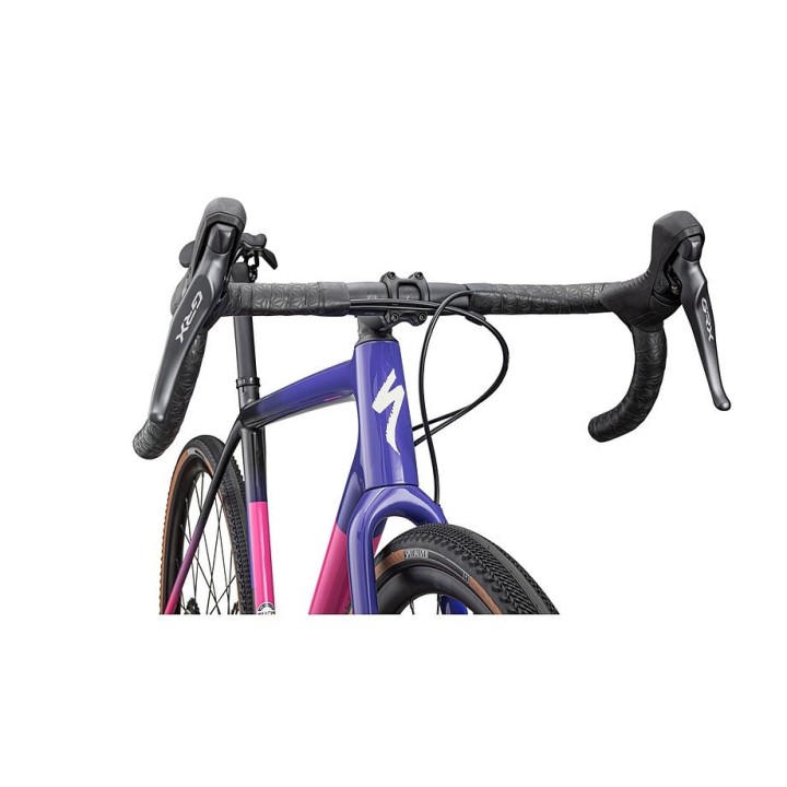 Vélo Specialized Crux Comp Gloss Carbon / Purple Haze / Rebel Pink / Birch 2025