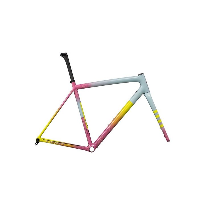 Cuadro Specialized  S-Works Crux Gloss Sea Foam / Rebel Pink Dry Impasto / Ion Metallic / Cast Lilac 2025