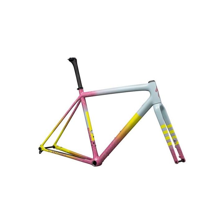 Cuadro Specialized  S-Works Crux Gloss Sea Foam / Rebel Pink Dry Impasto / Ion Metallic / Cast Lilac 2025