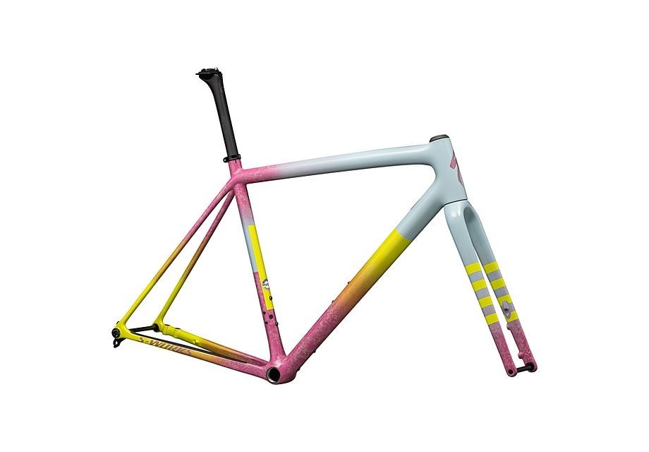 Cuadro Specialized  S-Works Crux Gloss Sea Foam / Rebel Pink Dry Impasto / Ion Metallic / Cast Lilac 2025