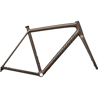 Cadre spécial Crux 10r Or brûlé métallisé / Noir perle Dry Impasto / Obsidienne 2025