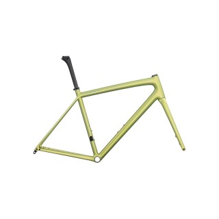 Cuadro Specialized S-Works Aethos Satin Silver Dust / Team Yellow Tint / Chrome 2025