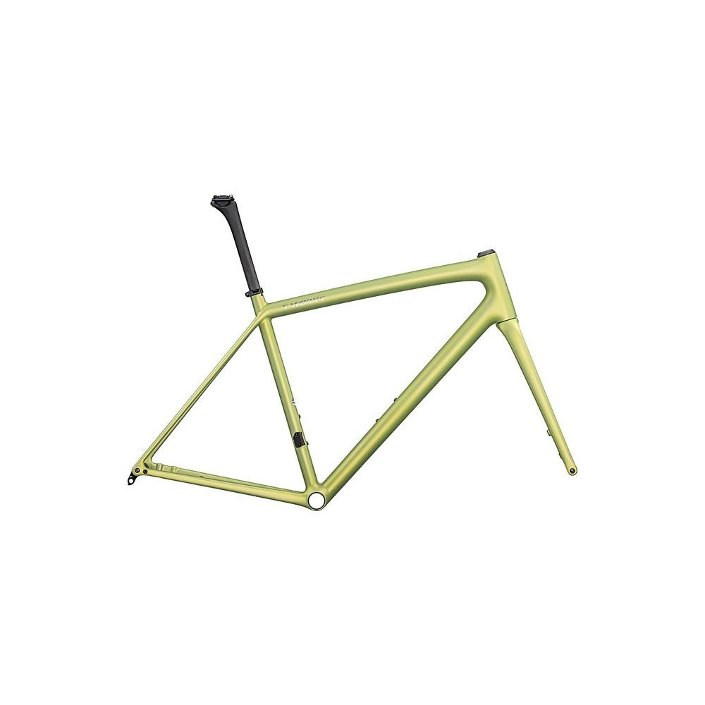 Cuadro Specialized S-Works Aethos Satin Silver Dust / Team Yellow Tint / Chrome 2025