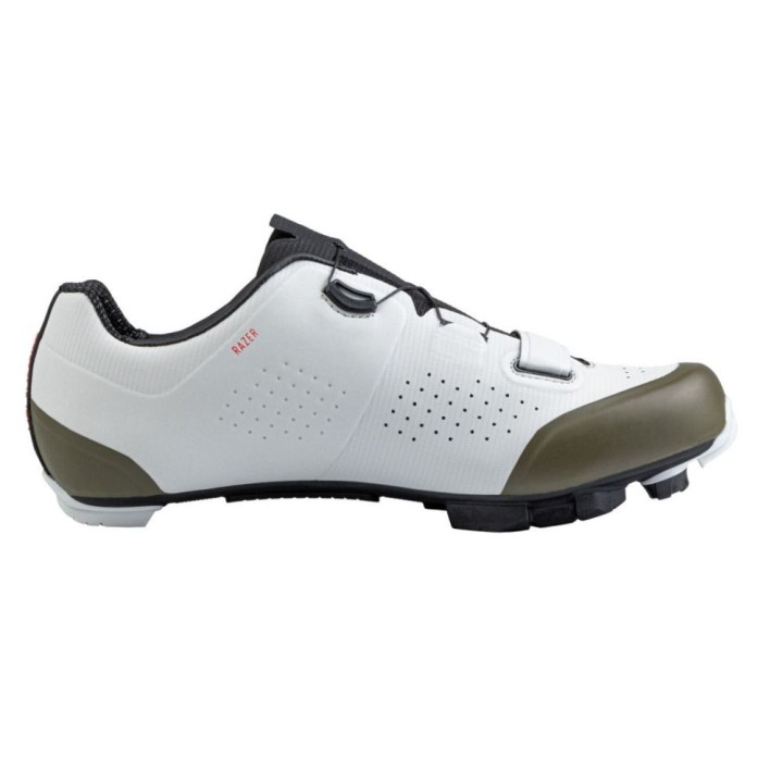 Zapatillas Mtb Northwave Razer Gris Claro-Verde Forest|Calzado Mtb
