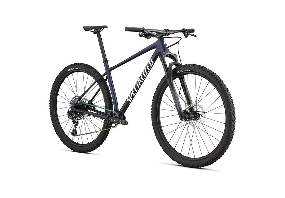 Vélo Specialized Chisel Hardtail Comp Gloss Metallic Deep Marine / Blanc 2025