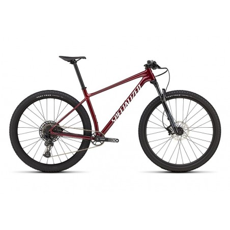 Vélo Specialized Chisel HT Gloss Maroon / Blanc 2025