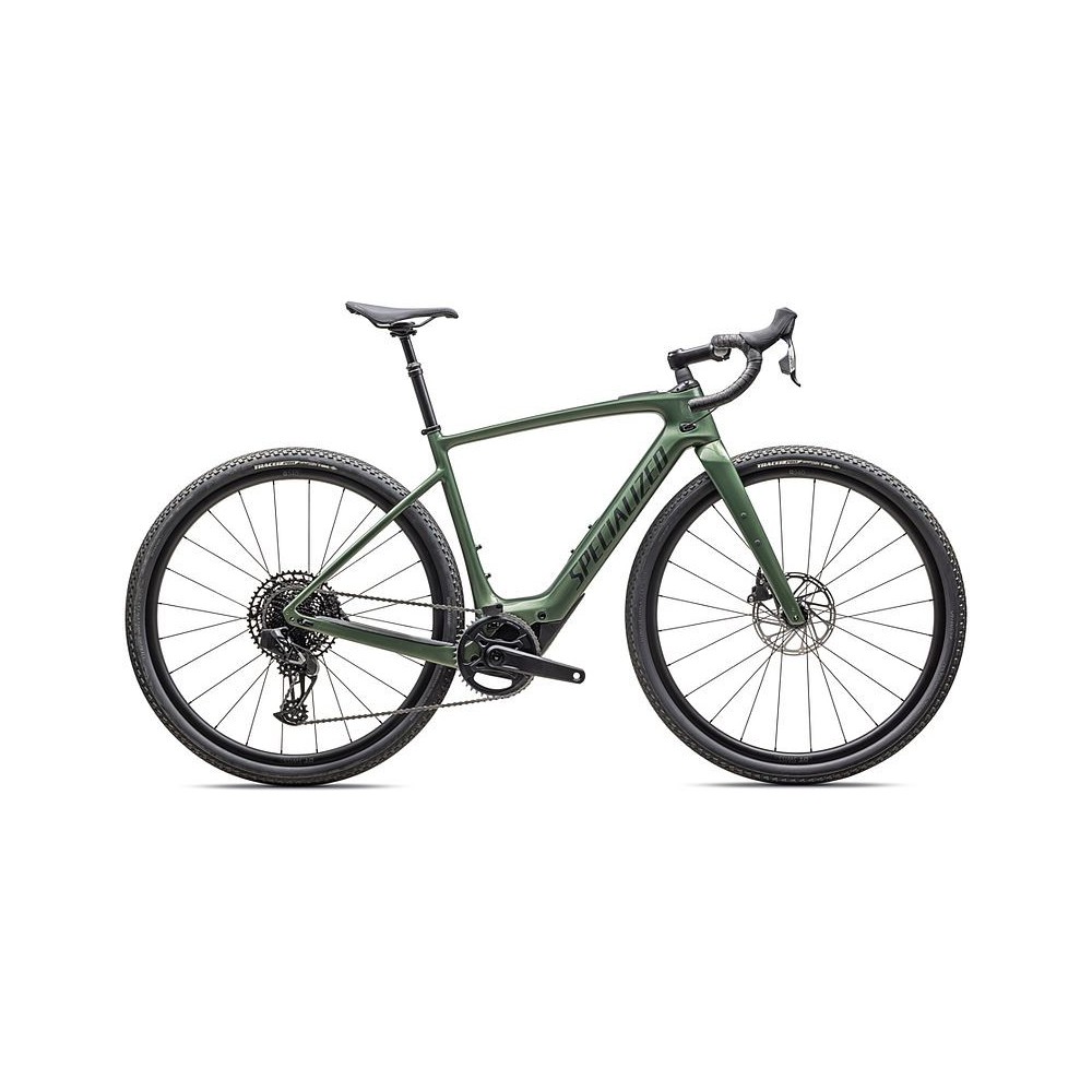 Bicicleta Specialized Turbo Creo 2 Comp  Cypress Metallic / Black Liquid Metal 2025