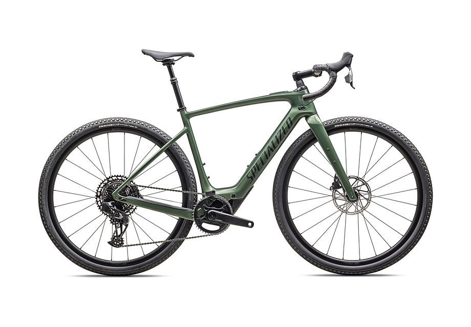 Bicicleta Specialized Turbo Creo 2 Comp  Cypress Metallic / Black Liquid Metal 2025