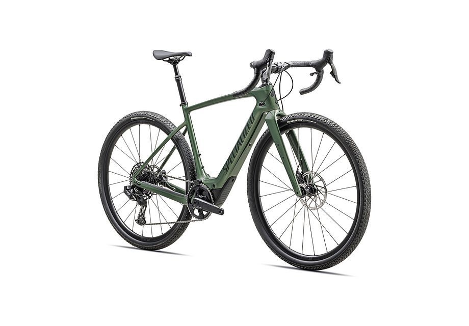 Vélo Specialized Turbo Creo 2 Comp  Cypress Metallic / Noir Liquid Metal 2025