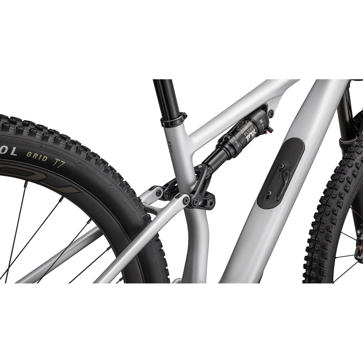 Bicicleta Specialized Epic 8 Expert Evo  Satin Silver Dust / Gunmetal