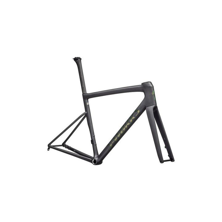 Cadre Specialized  S-Works Tarmac SL8 Carbone satiné Rtp / Argent à vert nacré 2025