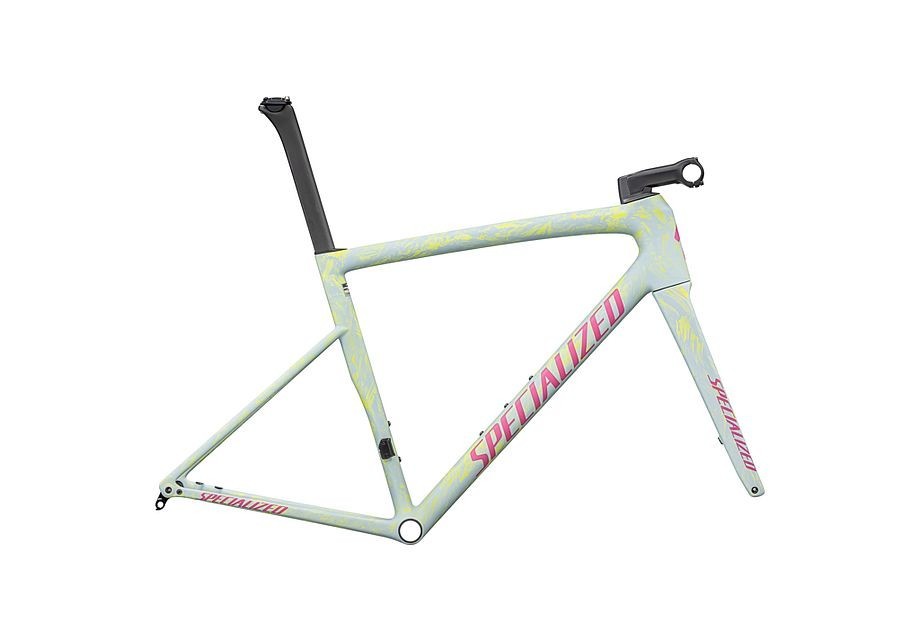 Cuadro Specialized Tarmac SL8 Satin Ion Metallic / Sea Foam Strata / Rebel Pink 2025