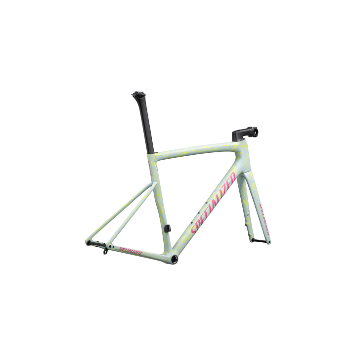 Cuadro Specialized Tarmac SL8 Satin Ion Metallic / Sea Foam Strata / Rebel Pink 2025