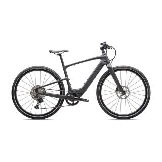 Vélo Specialized Turbo Vado SL 2 6.0 Carbone Satiné Noir Micro Speckle / Obsidian Frost 2025