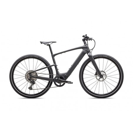 Vélo Specialized Turbo Vado SL 2 6.0 Carbone Satiné Noir Micro Speckle / Obsidian Frost 2025
