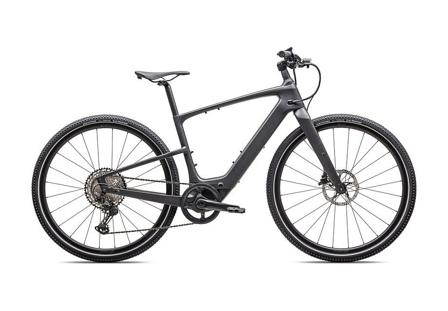 Vélo Specialized Turbo Vado SL 2 6.0 Carbone Satiné Noir Micro Speckle / Obsidian Frost 2025