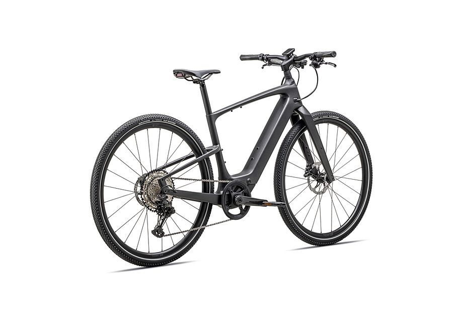 Vélo Specialized Turbo Vado SL 2 6.0 Carbone Satiné Noir Micro Speckle / Obsidian Frost 2025