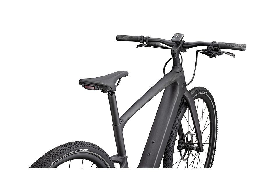 Vélo Specialized Turbo Vado SL 2 6.0 Carbone Satiné Noir Micro Speckle / Obsidian Frost 2025