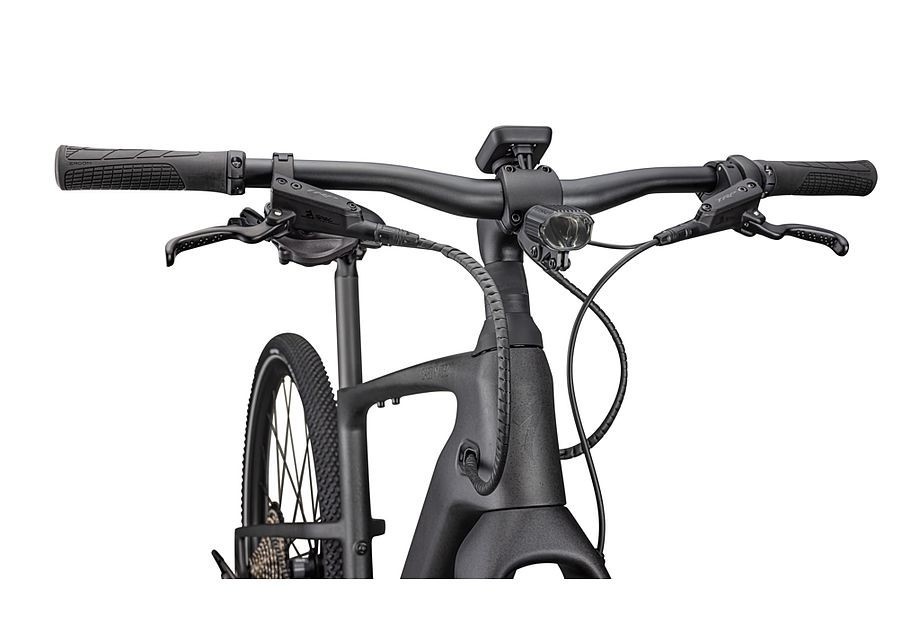 Vélo Specialized Turbo Vado SL 2 6.0 Carbone Satiné Noir Micro Speckle / Obsidian Frost 2025