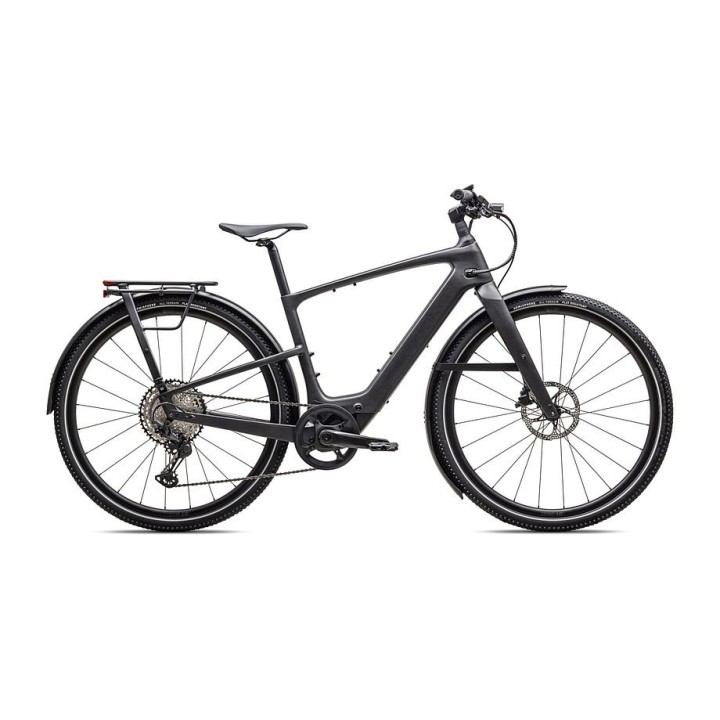 Vélo Specialized Turbo Vado SL 2 6.0 EQ Carbone Satiné Noir Micro Speckle / Obsidian Frost 2025