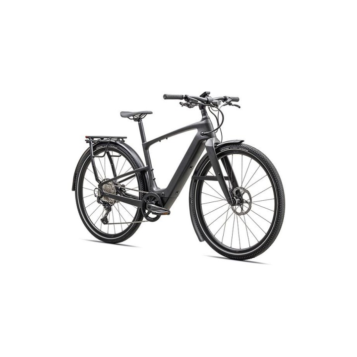 Vélo Specialized Turbo Vado SL 2 6.0 EQ Carbone Satiné Noir Micro Speckle / Obsidian Frost 2025