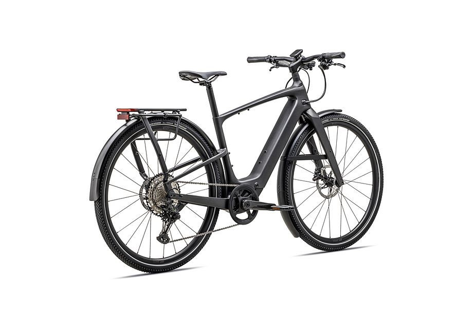 Vélo Specialized Turbo Vado SL 2 6.0 EQ Carbone Satiné Noir Micro Speckle / Obsidian Frost 2025