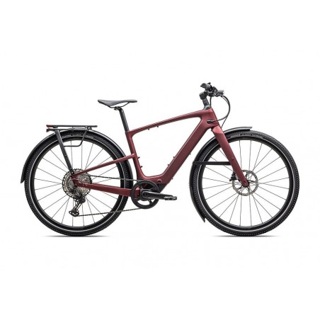 Vélo Specialized Turbo Vado SL 2 6.0 EQ Carbone Satin Red Sky / Red Onyx Frost 2025