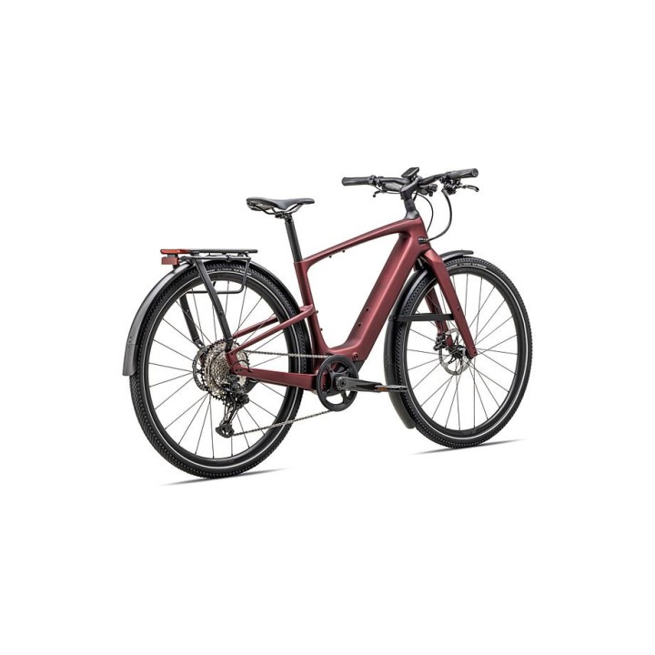 Vélo Specialized Turbo Vado SL 2 6.0 EQ Carbone Satin Red Sky / Red Onyx Frost 2025