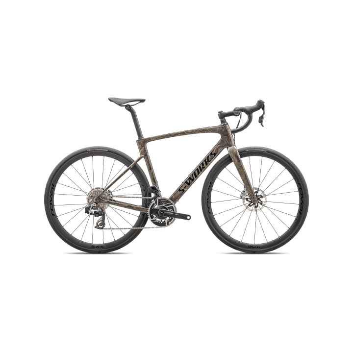 Vélo Specialized ROUBAIX SW ETAP Gloss Taupe/Gunmetal Strata/Charcoal 2025