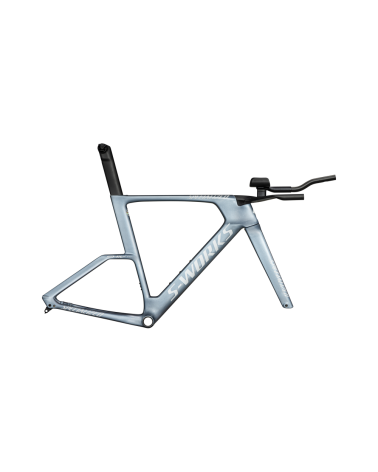 Cuadro Specialized SHIV TT SW MODULE Gloss Glacial Metallic / Red To Gold Pearl Edge Fade / Metallic White Silver 2025