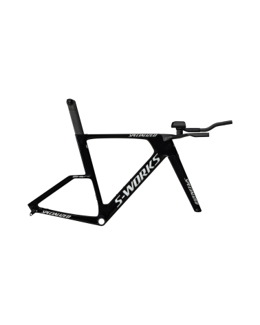 Cuadro Specialized SHIV TT SW MODULE Gloss Tarmac Black / Metallic White Silver 2025