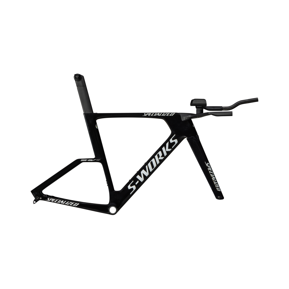 Cuadro Specialized SHIV TT SW MODULE Gloss Tarmac Black / Metallic White Silver 2025