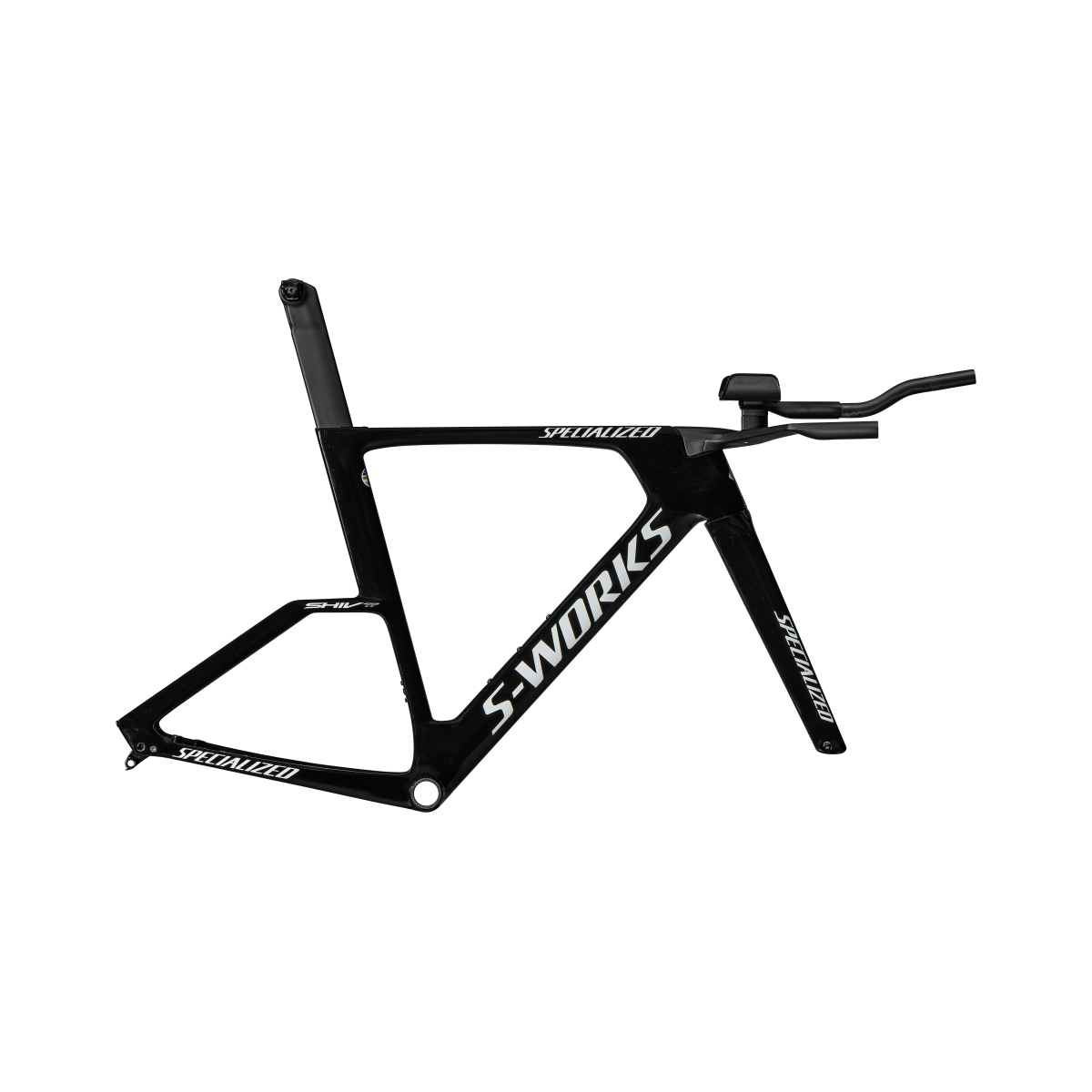 Cuadro Specialized SHIV TT SW MODULE Gloss Tarmac Black / Metallic White Silver 2025