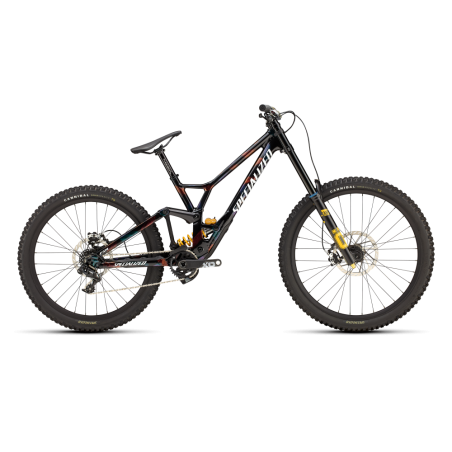 Bicicleta Specialized Demo Race Gloss Obsidian / Brushed / Chameleon Supernova