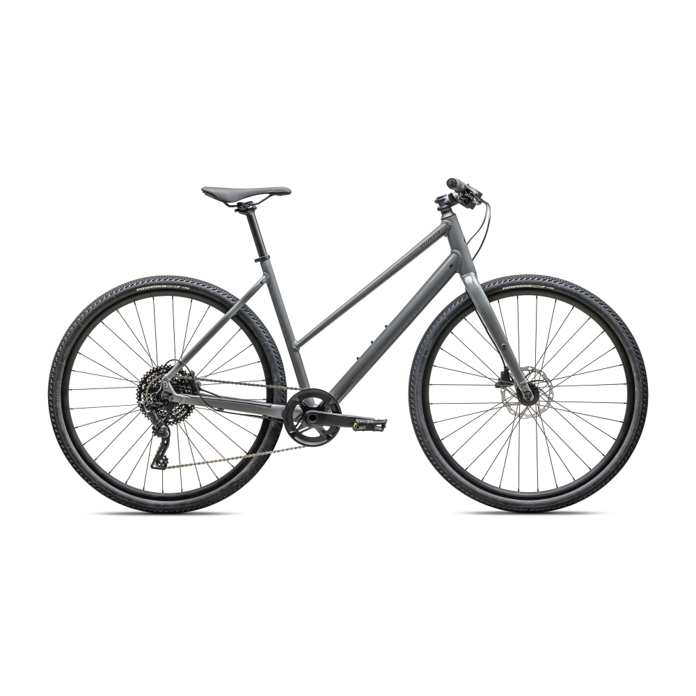 Bicicleta Specialized Sirrus X 3.0 St Gloss Ashen Grey / Black Liquid Metal Reflective 2025