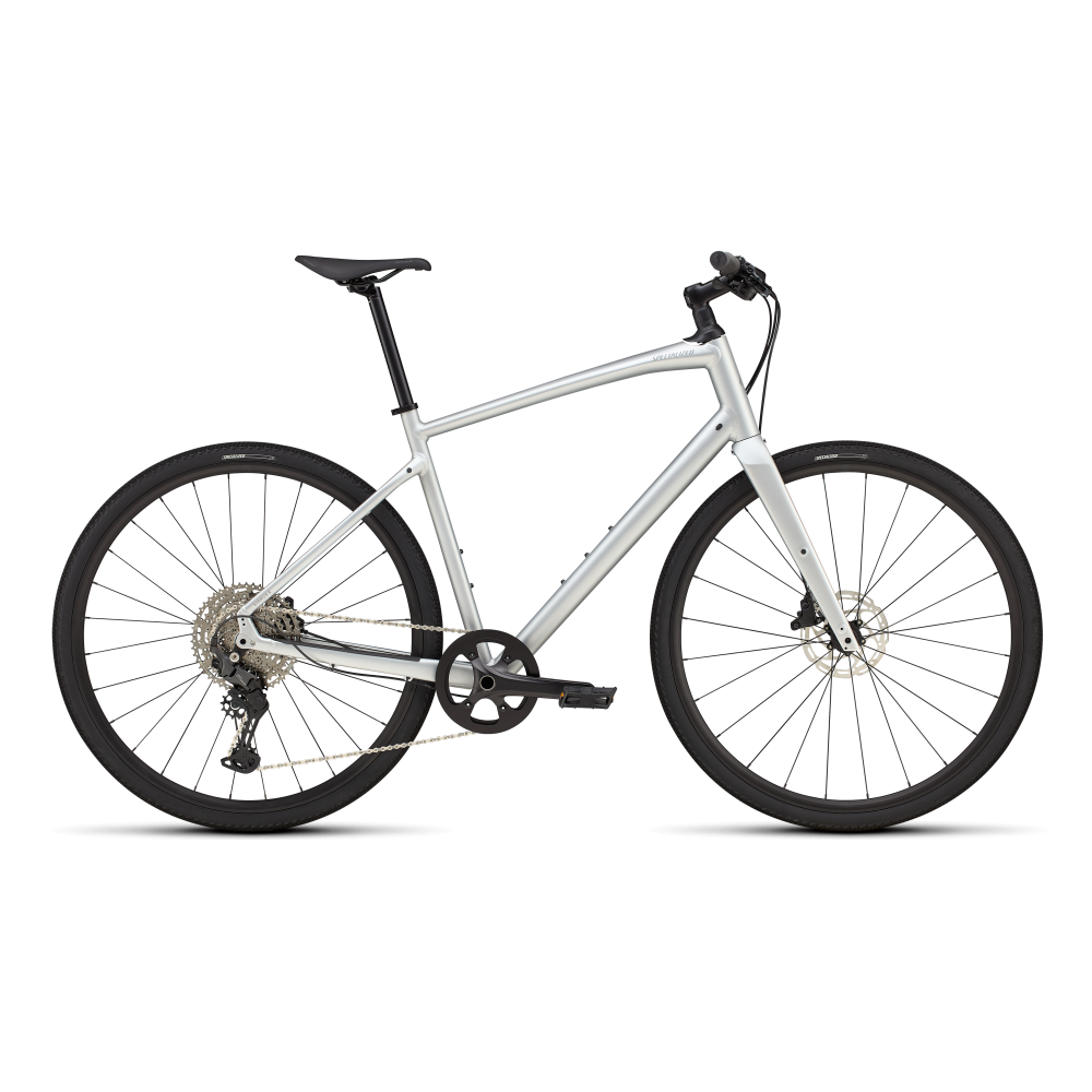 Bicicleta Specialized Sirrus X 4.0 Satin Silver Dust / Cool Grey Reflective 2025