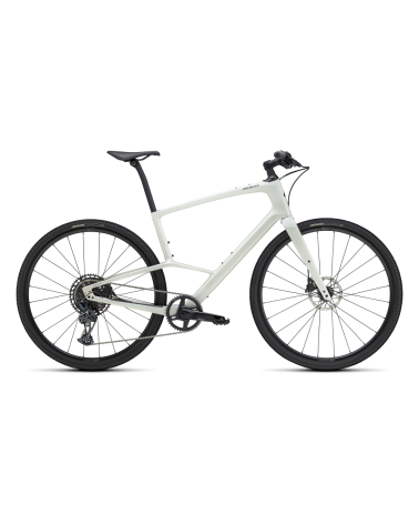 Bicicleta Specialized Sirrus X 6.0 Gloss Dune White / Obsidian Fade Refletive 2025